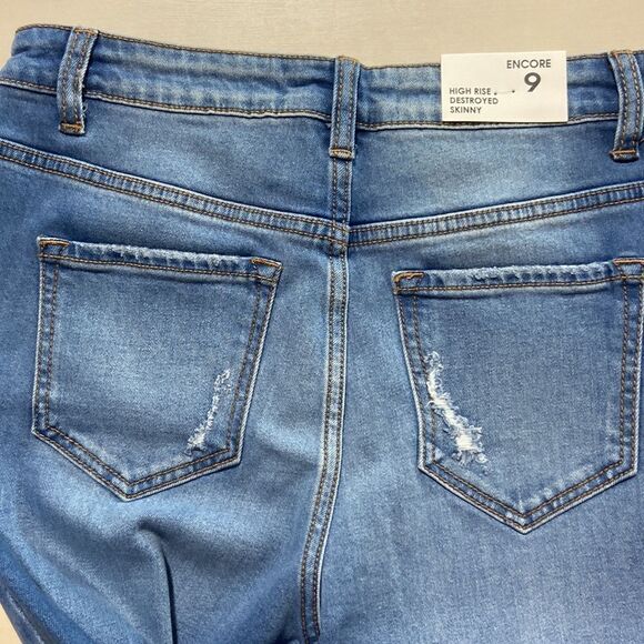 Encore‎ high-rise destroyed skinny jeans - Picture 5 of 6